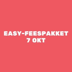 Easy-feespakket: 7 Okt. 2026