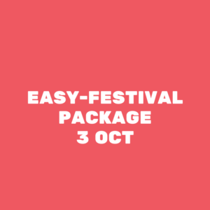 Easy festival package: 3 Oct. 2026