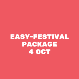 Easy festival package: 4 Oct. 2026