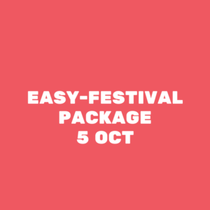 Easy festival package: 5 Oct. 2026