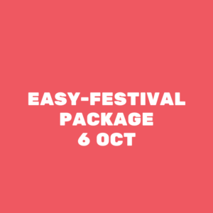 Easy festival package: 6 Oct. 2026