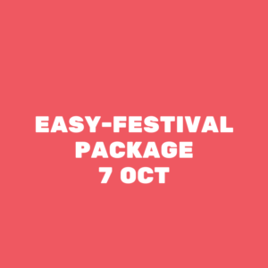 Easy festival package: 7 Oct. 2026
