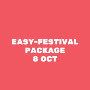 Easy festival package: 8 Oct. 2026