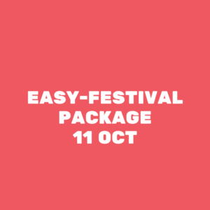 Easy festival package: 11 Oct. 2026